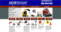 Desktop Screenshot of metrotowntoolrental.ca